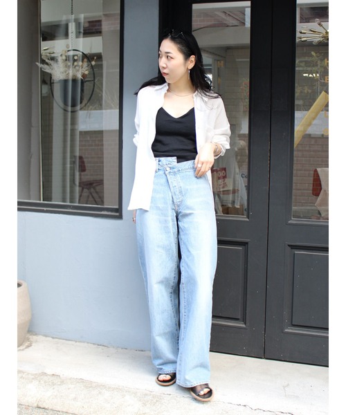 Ungrid（アングリッド）の「深Ｖネックキャミソール（キャミソール・レディース・オフホワイト/ヘザーグレー/ブラック・FREE）」の11枚目の写真