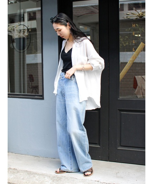 Ungrid（アングリッド）の「深Ｖネックキャミソール（キャミソール・レディース・オフホワイト/ヘザーグレー/ブラック・FREE）」の12枚目の写真