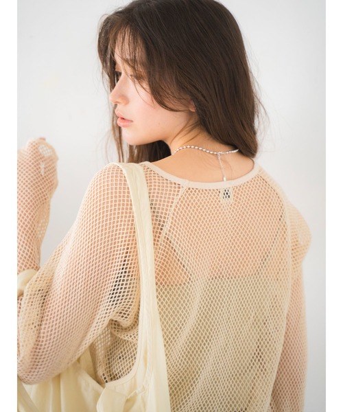 Ungrid（アングリッド）の「深Ｖネックキャミソール（キャミソール・レディース・オフホワイト/ヘザーグレー/ブラック・FREE）」の20枚目の写真