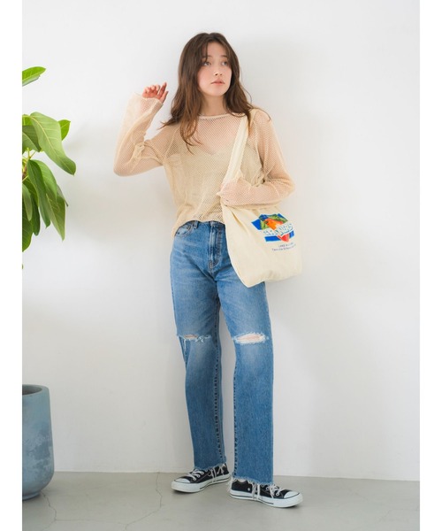 Ungrid（アングリッド）の「深Ｖネックキャミソール（キャミソール・レディース・オフホワイト/ヘザーグレー/ブラック・FREE）」の21枚目の写真