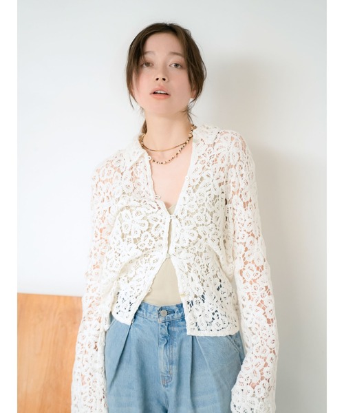 Ungrid（アングリッド）の「深Ｖネックキャミソール（キャミソール・レディース・オフホワイト/ヘザーグレー/ブラック・FREE）」の22枚目の写真