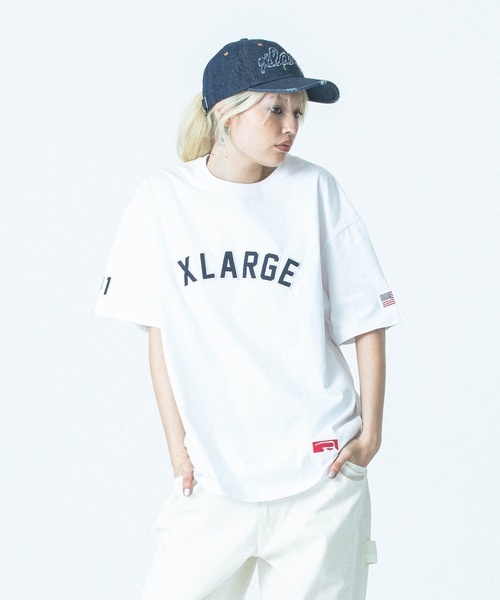 VARSITY LOGO S/S TEE（Tシャツ/カットソー）｜XLARGE