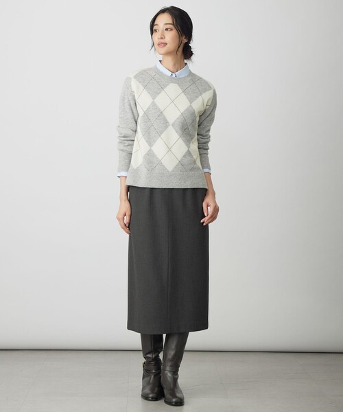 J.PRESS(ジェイプレス)の「【WEB限定・洗える】クラシックピンオックス シャツ(シャツ/ブラウス・レディース・ホワイト系/イエロー系/サックスブルー系・T15/T13)」の17枚目の写真