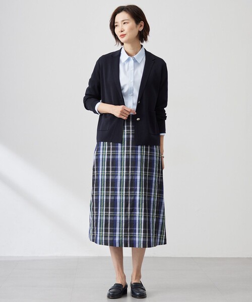 J.PRESS(ジェイプレス)の「【WEB限定・洗える】クラシックピンオックス シャツ(シャツ/ブラウス・レディース・ホワイト系/イエロー系/サックスブルー系・T15/T13)」の20枚目の写真