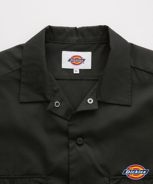 Dickies（ディッキーズ）の「Dickies/ディッキーズ T/Cツイル 半袖ワークシャツ（シャツ/ブラウス・メンズ・ブラック/チャコール/ベージュ・2L/M/L）」の11枚目の写真