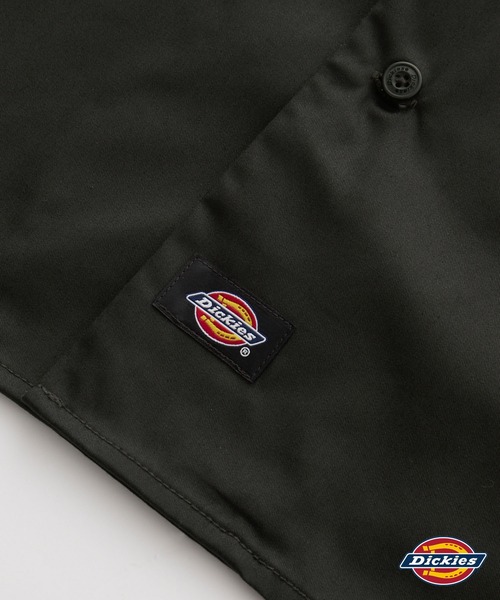 Dickies（ディッキーズ）の「Dickies/ディッキーズ T/Cツイル 半袖ワークシャツ（シャツ/ブラウス・メンズ・ブラック/チャコール/ベージュ・2L/M/L）」の7枚目の写真