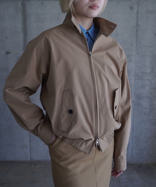 G.V.G.V.（ジーヴィージーヴィー）の「D-RING BLOUSON（ブルゾン・レディース・ベージュ/ブラック・ONE SIZE）」の2枚目の写真