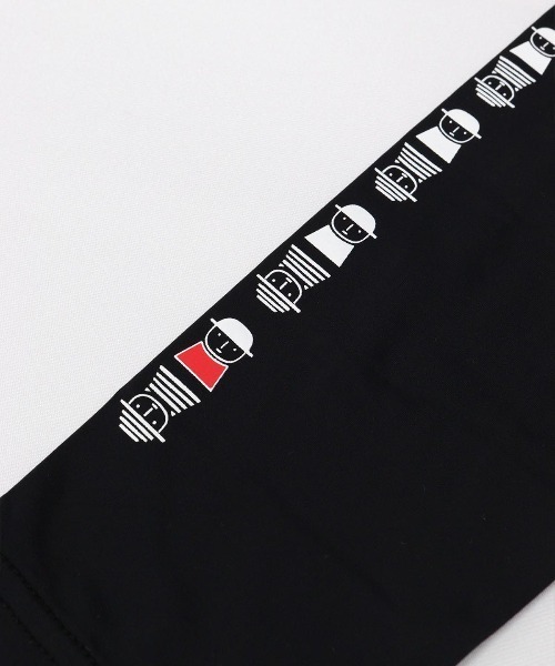 Picone CLUB(ピッコーネクラブ)の「UV冷却袖プリントインナー(Tシャツ/カットソー・レディース・ホワイト/ブラック・S/M/L)」の5枚目の写真
