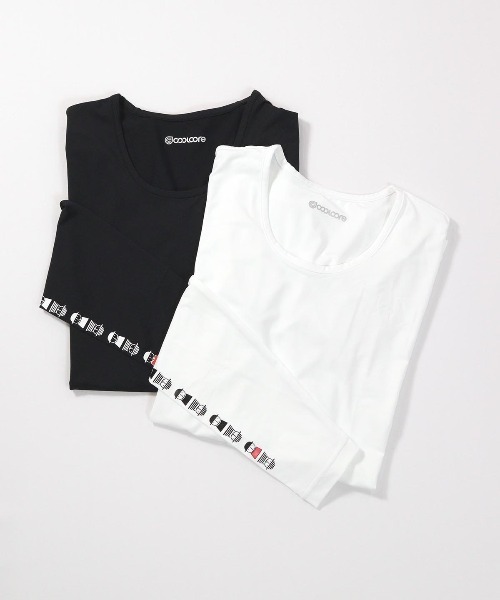 Picone CLUB(ピッコーネクラブ)の「UV冷却袖プリントインナー(Tシャツ/カットソー・レディース・ホワイト/ブラック・S/M/L)」の10枚目の写真