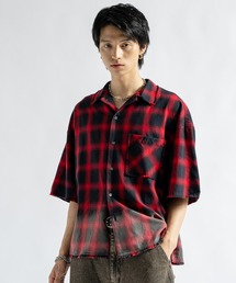 【相場以下】人気の完売品！OAS グラデーション 半袖シャツ M 相場以下】人気の完売品！OAS グラデーション 半袖シャツ M