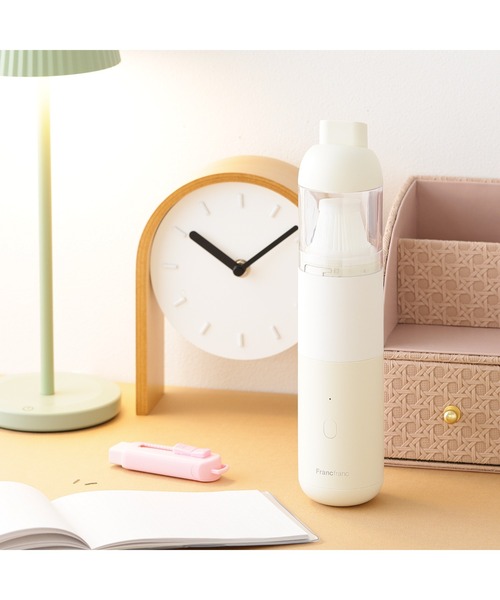 ハンディクリーナー&エアダスター アイボリー（生活家電）｜Francfranc