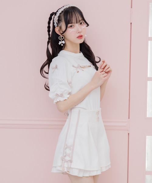 ROJITA(ロジータ)の「総レースサイドラインショートパンツ(その他パンツ・レディース・ブラック/ホワイト/ピンク・FREE)」の14枚目の写真