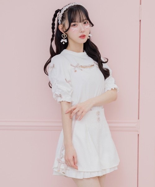 ROJITA(ロジータ)の「総レースサイドラインショートパンツ(その他パンツ・レディース・ブラック/ホワイト/ピンク・FREE)」の18枚目の写真