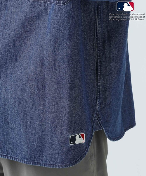 MLB(メジャーリーグベースボール)の「【MLB(メジャーリーグベースボール)】刺繍デニムシャツ(シャツ/ブラウス・メンズ・その他1・MEDIUM/LARGE)」の11枚目の写真