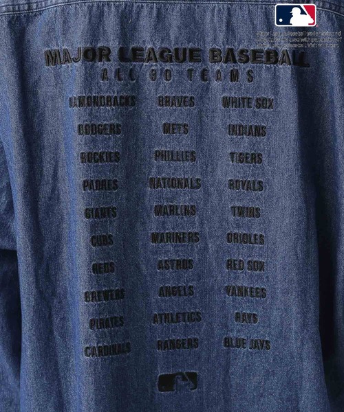 MLB(メジャーリーグベースボール)の「【MLB(メジャーリーグベースボール)】刺繍デニムシャツ(シャツ/ブラウス・メンズ・その他1・MEDIUM/LARGE)」の14枚目の写真