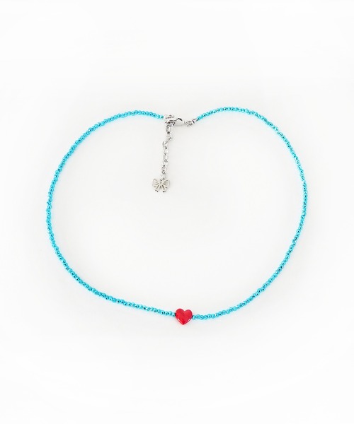 Casselini（キャセリーニ）の「Casselini(キャセリーニ)ハートキラキラネックレス（ネックレス・レディース・ブラック/レッド/ブルー・FREE）」の8枚目の写真