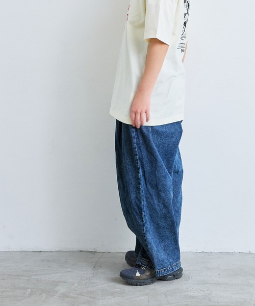 MARKEY'S（マーキーズ）の「デニムコクーンタックパンツ/おとな（デニムパンツ・レディース・ブルー・160cm）」の10枚目の写真