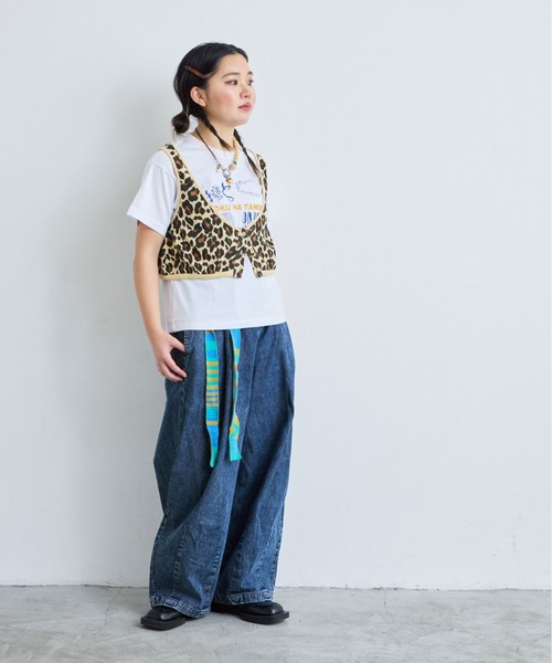 MARKEY'S（マーキーズ）の「デニムコクーンタックパンツ/おとな（デニムパンツ・レディース・ブルー・160cm）」の13枚目の写真
