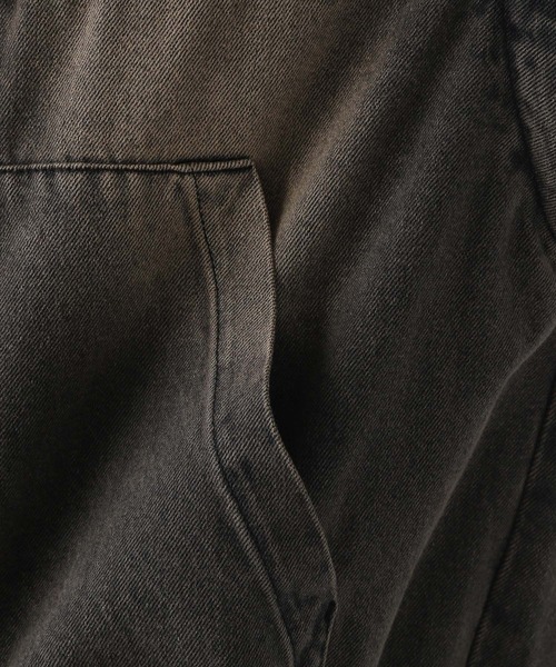 HARE（ハレ）の「【SET UP対応】2WAYデニムフードブルゾン(HARE)（ブルゾン・メンズ・ブラック/ブラウン/ブルー・MEDIUM/SMALL）」の6枚目の写真