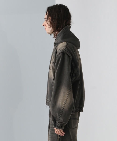 HARE（ハレ）の「【SET UP対応】2WAYデニムフードブルゾン(HARE