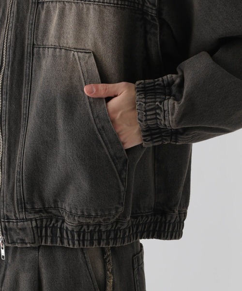 HARE（ハレ）の「【SET UP対応】2WAYデニムフードブルゾン(HARE