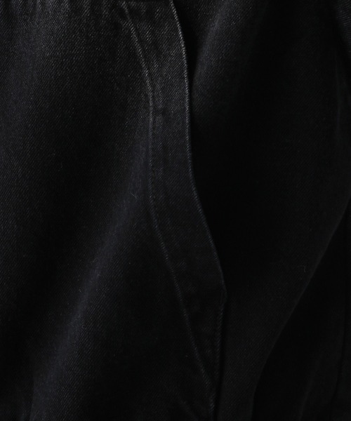 HARE（ハレ）の「【SET UP対応】2WAYデニムフードブルゾン(HARE)（ブルゾン・メンズ・ブラック/ブラウン/ブルー・MEDIUM/SMALL）」の5枚目の写真