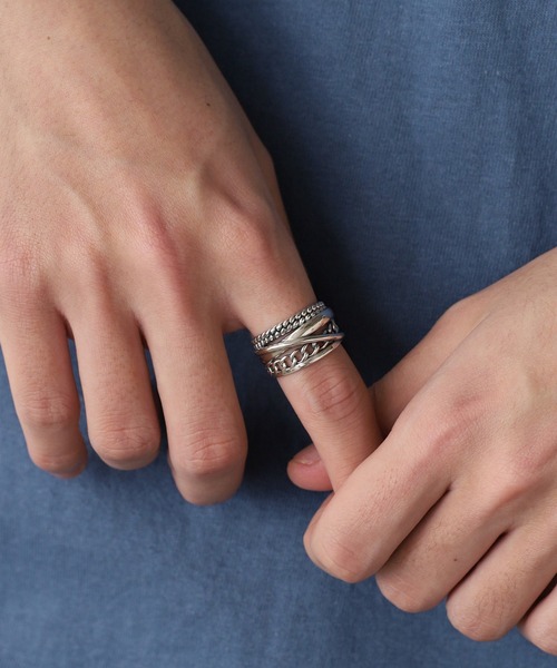 blatto(ブラット)の「blatto/ブラット デザイン リング シルバー bla-ring-f003 U メンズ 秋物 秋服 2026年秋冬(リング・メンズ・B/C/D/E/G/H/J/K/L/O/P/Q/R・FREE)」の7枚目の写真