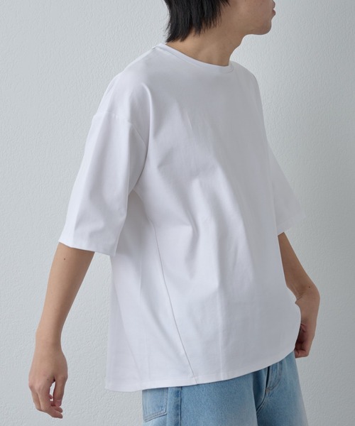 COLONY 2139（コロニートゥーワンスリーナイン）の「フェードコットンラウンドヘムT（Tシャツ/カットソー・メンズ・ホワイト/チャコールグレー/ブラック・MEDIUM/LARGE）」の2枚目の写真