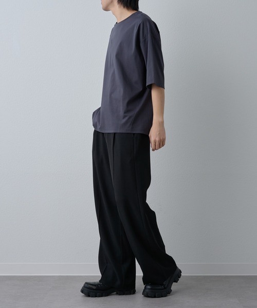 COLONY 2139（コロニートゥーワンスリーナイン）の「フェードコットンラウンドヘムT（Tシャツ/カットソー・メンズ・ホワイト/チャコールグレー/ブラック・MEDIUM/LARGE）」の11枚目の写真