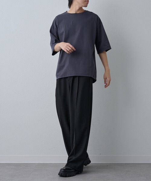 COLONY 2139（コロニートゥーワンスリーナイン）の「フェードコットンラウンドヘムT（Tシャツ/カットソー・メンズ・ホワイト/チャコールグレー/ブラック・MEDIUM/LARGE）」の14枚目の写真