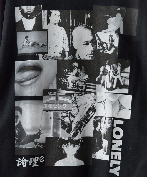 LONELY/論理（ロンリー）の「LONELY(論理)/ロンリー LONELISM10 LONG SLEEV 長袖Tシャツ（Tシャツ/カットソー・メンズ・ブラック/ホワイト・M/XL/L）」の6枚目の写真