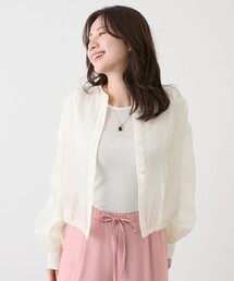 ジャイロ JAYRO 袖ギャザー長袖ブラウス （ホワイト） JAYRO(ジャイロ) シャツ/ブラウス通販｜J'aDoRe JUN ONLINE