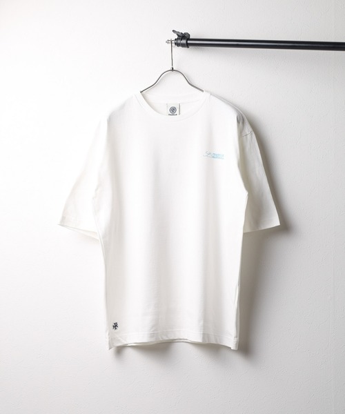 FRANKLIN & MARSHALL（フランクリンマーシャル）の「【RS】【SIXSENCERECORD×FRANKLIN & MARSHALL】BACKプリントS/S TEE（Tシャツ/カットソー・レディース・ホワイト/ブラック・LARGE/MEDIUM）」の4枚目の写真