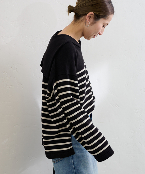 FRAMeWORK（フレームワーク）の「セーラーカラーBD ニット（ニット