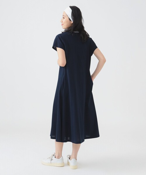 Lacoste ダークグリーン 半袖ロングワンピース LACOSTE（ラコステ）｜ワンピース/ドレス（グリーン系）一覧 - WEAR