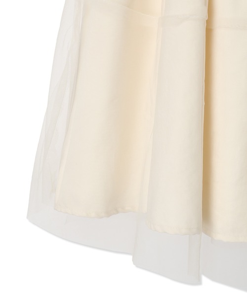 Piet（ピエット）の「レース使いチュールビスチェ ワンピース（ワンピース・キッズ・ブラック/オフホワイト・100/120/130/110）」の17枚目の写真