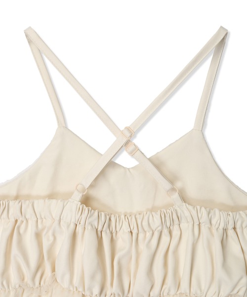 Piet（ピエット）の「レース使いチュールビスチェ ワンピース（ワンピース・キッズ・ブラック/オフホワイト・100/120/130/110）」の16枚目の写真