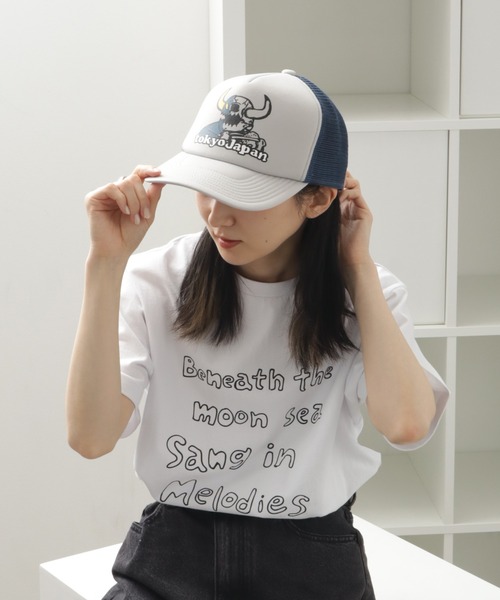 TOY　MACHINE（トイ　マシーン）の「【TOY MACHINE/トイマシーン】 TMC TKY TRUCKER CAP / トラッカー キャップ（キャップ・メンズ・グレー/ブルー/グリーン・57~59cm）」の7枚目の写真