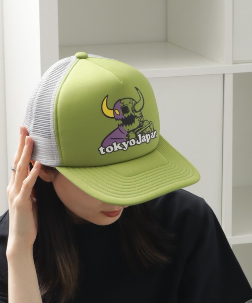 Supreme 緑色 トラッカーキャップ メッシュキャップ トイマシーン セール】【TOY MACHINE/トイマシーン】 TMC TKY TRUCKER CAP