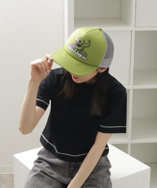 TOY　MACHINE（トイ　マシーン）の「【TOY MACHINE/トイマシーン】 TMC TKY TRUCKER CAP / トラッカー キャップ（キャップ・メンズ・グレー/ブルー/グリーン・57~59cm）」の14枚目の写真