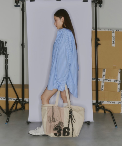 DTYYPE(ドタイプ)の「DTYYPEグラフィックトートバッグ(トートバッグ・レディース・アイボリー・FREE)」の12枚目の写真