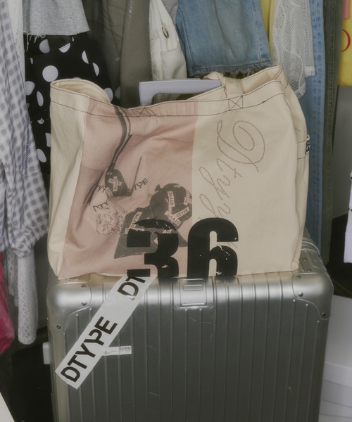 DTYYPE(ドタイプ)の「DTYYPEグラフィックトートバッグ(トートバッグ・レディース・アイボリー・FREE)」の7枚目の写真