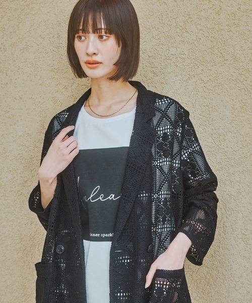 LAKOLE(ラコレ)の「箔プリントアソートロゴT / 328630(Tシャツ/カットソー・レディース・ブラック/オフホワイト/チャコール/ホワイト/ブラウン・FREE)」の11枚目の写真