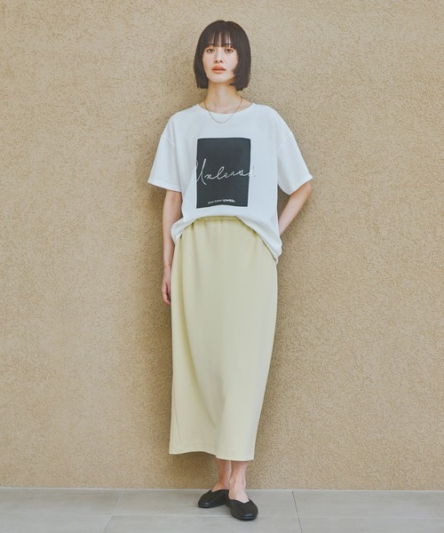 LAKOLE(ラコレ)の「箔プリントアソートロゴT / 328630(Tシャツ/カットソー・レディース・ブラック/オフホワイト/チャコール/ホワイト/ブラウン・FREE)」の12枚目の写真