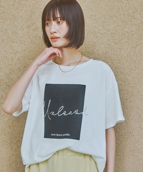 セール】箔プリントアソートロゴT / 328630（Tシャツ/カットソー