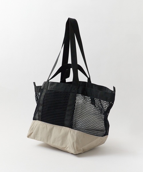 ROOPTOKYO(ループトウキョウ)の「メッシュ ナイロントートバッグ(トートバッグ・レディース・ベージュ/ブラック/オレンジ/ブルー/グリーン/ピンク・FREE)」の9枚目の写真