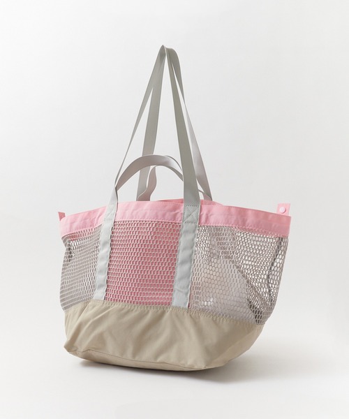 ROOPTOKYO(ループトウキョウ)の「メッシュ ナイロントートバッグ(トートバッグ・レディース・ベージュ/ブラック/オレンジ/ブルー/グリーン/ピンク・FREE)」の7枚目の写真