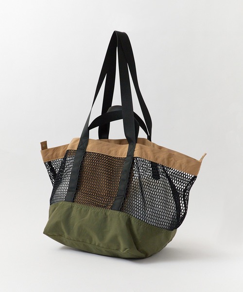 ROOPTOKYO(ループトウキョウ)の「メッシュ ナイロントートバッグ(トートバッグ・レディース・ベージュ/ブラック/オレンジ/ブルー/グリーン/ピンク・FREE)」の10枚目の写真