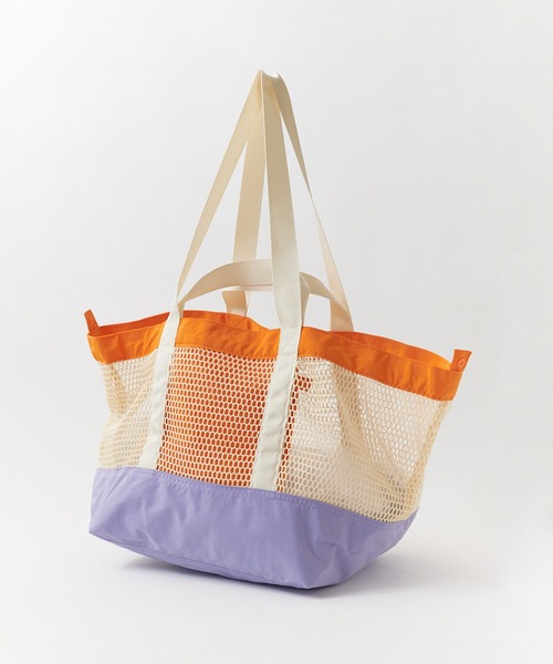 ROOPTOKYO(ループトウキョウ)の「メッシュ ナイロントートバッグ(トートバッグ・レディース・ベージュ/ブラック/オレンジ/ブルー/グリーン/ピンク・FREE)」の8枚目の写真
