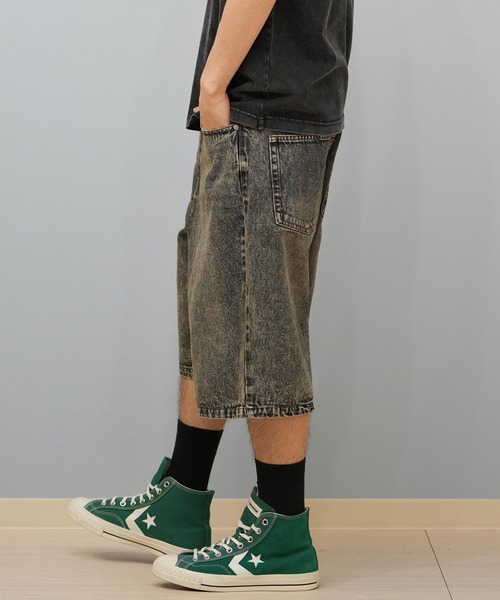 THRASHER(スラッシャー)の「【ムラサキスポーツ限定】THRASHER/スラッシャー デニムショーツ 膝下丈 ブランド刺繍 253TH1SP042(その他パンツ・メンズ・ブラック/インディゴブルー・M/L)」の13枚目の写真